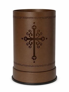 BRAND NEW WITH TAGS Antique Cross Bronze Warmer by Scentchips®